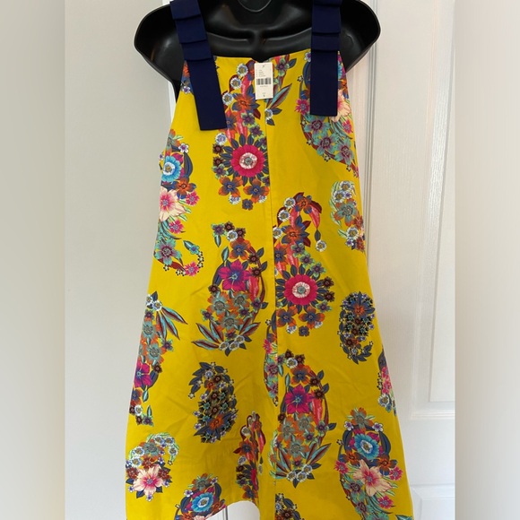Maeve Anthropologie Yellow Floral Dress Size Small - Picture 4 of 9